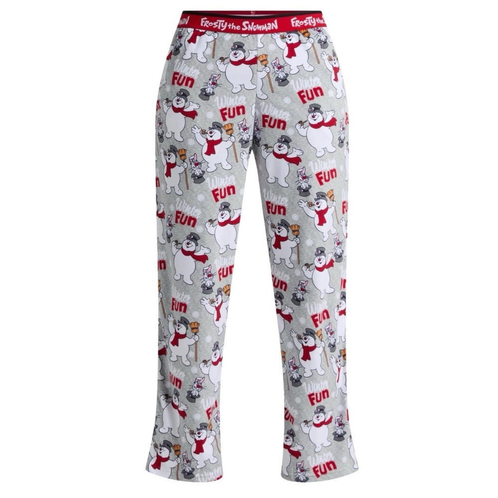 Frosty The Snowman Women's Soft Plush Pajama Sleep Pant Size‎ Large